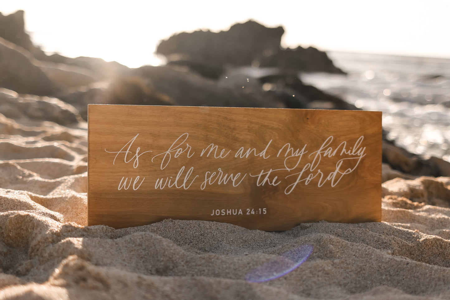 Joshua 25:15 Wood Sign