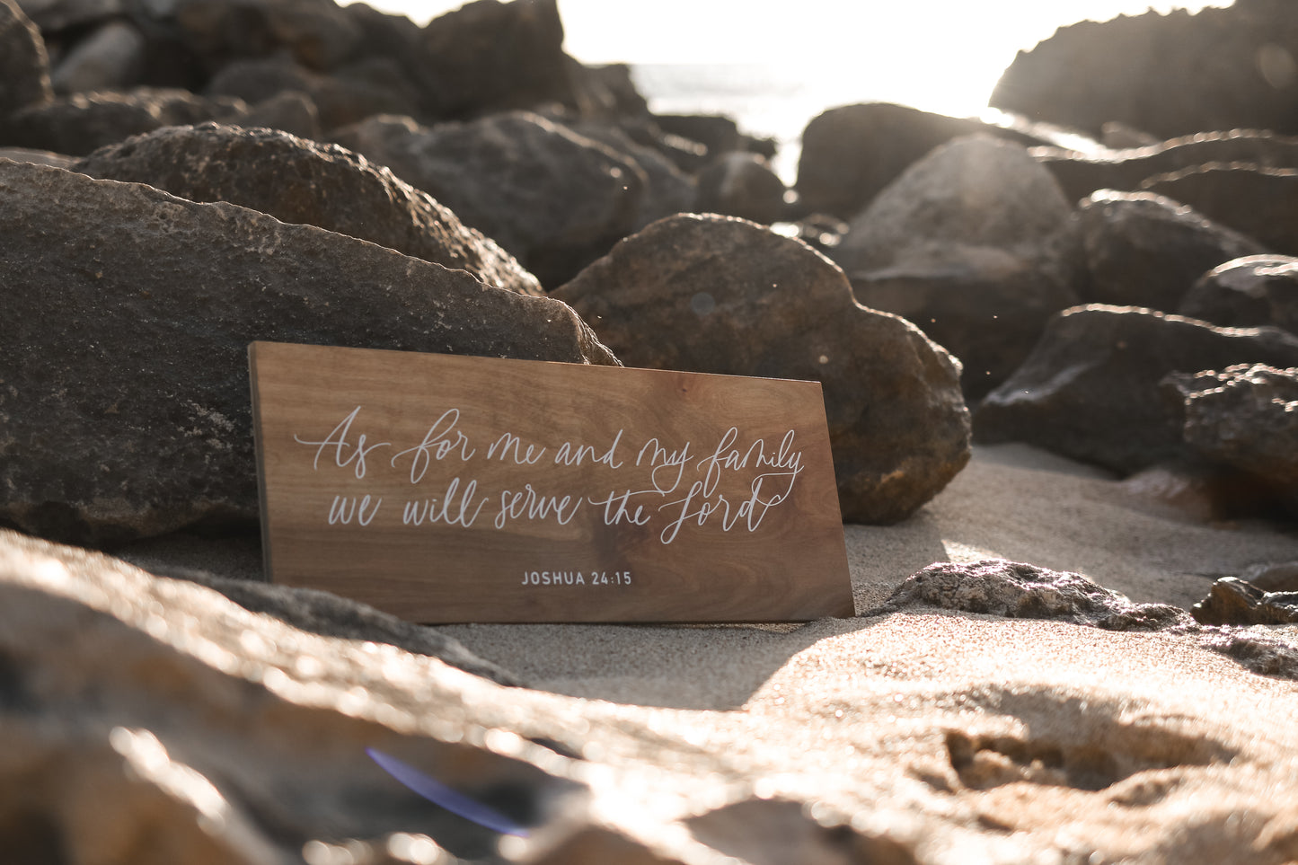 Joshua 25:15 Wood Sign