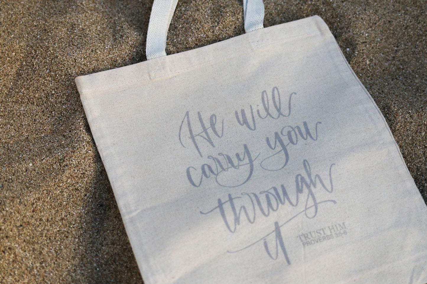 Proverbs 3:5-6 Tote Bag