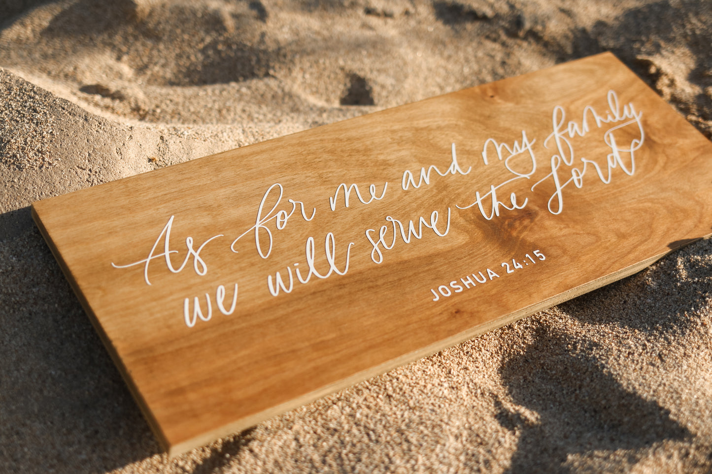 Joshua 25:15 Wood Sign